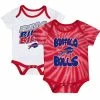 Outerstuff Newborn & Infant Red/White Buffalo Bills Monterey Tie-Dye 2-Pack Bodysuit Set -Outerstuff shop unnamed file 1155