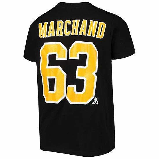 Outerstuff Youth Brad Marchand Black Boston Bruins Player Name & Number T-Shirt 5 Outerstuff Youth Brad Marchand Black Boston Bruins Player Name & Number T-Shirt - Image 3