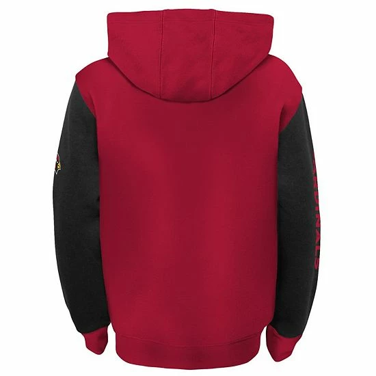 Outerstuff Youth Cardinal/Black Arizona Cardinals Poster Board Full-Zip Hoodie 6 Outerstuff Youth Cardinal/Black Arizona Cardinals Poster Board Full-Zip Hoodie - Image 4