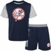 Outerstuff Newborn & Infant Navy/ New York Yankees Pinch Hitter T-Shirt & Shorts Set -Outerstuff shop unnamed file 1209
