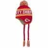 Outerstuff Preschool Red/Yellow Kansas City Chiefs Jacquard Tassel Knit Hat With Pom