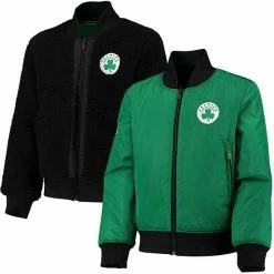 Outerstuff Youth Kelly Green Boston Celtics Got Game Reversible Full-Zip Varsity Jacket -Outerstuff shop unnamed file 1241