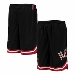 Outerstuff Youth Black Miami Heat Box Out Baller Shorts