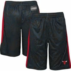 Outerstuff Youth Black Chicago Bulls Scribble Dribble Baller Shorts