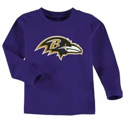 Outerstuff Baltimore Ravens Toddler Team Logo Long Sleeve T-Shirt - Purple