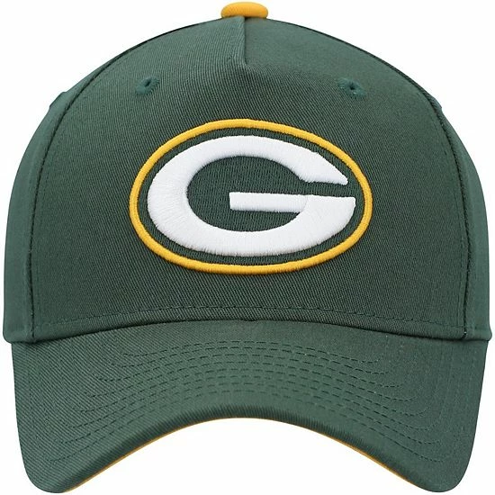 Outerstuff Youth Green Green Bay Packers Pre-Curved Snapback Hat 5 Outerstuff Youth Green Green Bay Packers Pre-Curved Snapback Hat - Image 3