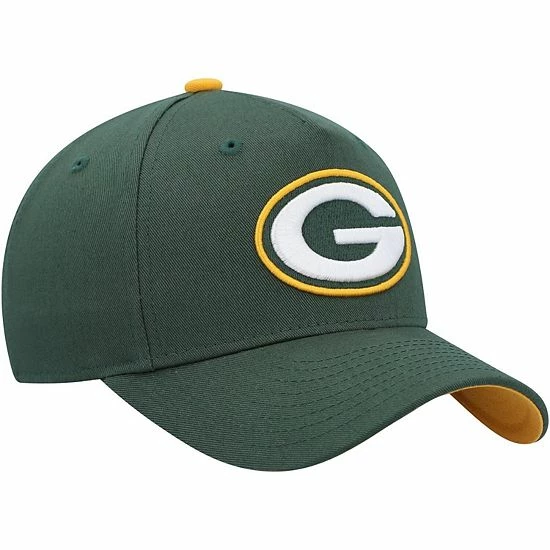 Outerstuff Youth Green Green Bay Packers Pre-Curved Snapback Hat 6 Outerstuff Youth Green Green Bay Packers Pre-Curved Snapback Hat - Image 4