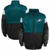 Outerstuff Youth Midnight Green/Black Philadelphia Eagles Goal Line Stance Full-Zip Hoodie Windbreaker 1 Outerstuff Youth Midnight Green/Black Philadelphia Eagles Goal Line Stance Full-Zip Hoodie Windbreaker -Outerstuff shop unnamed file 128