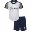 Outerstuff Preschool White/Navy New York Yankees The Lineup V-Neck & Shorts Set 1 Outerstuff Preschool White/Navy New York Yankees The Lineup V-Neck & Shorts Set -Outerstuff shop unnamed file 1316