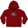 Outerstuff San Francisco 49ers Toddler Fan Gear Primary Logo Pullover Hoodie - Scarlet