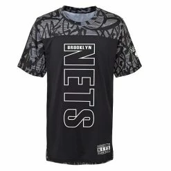 Outerstuff Youth Black Brooklyn Nets Court Mural T-Shirt -Outerstuff shop unnamed file 1347