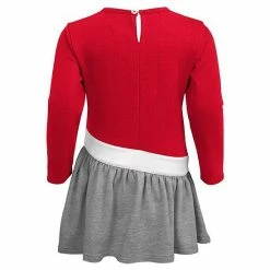 Outerstuff Girls Infant Scarlet/Heathered Gray Ohio State Buckeyes Heart To Heart French Terry Dress -Outerstuff shop unnamed file 1384