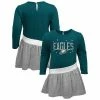 Outerstuff Girls Infant Midnight Green/Gray Philadelphia Eagles Heart To Heart Jersey Tri-Blend Dress -Outerstuff shop unnamed file 1385