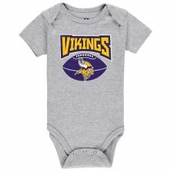 Outerstuff Infant Purple/Gold/Heathered Gray Minnesota Vikings 3-Pack Game On Bodysuit Set 10 Outerstuff Infant Purple/Gold/Heathered Gray Minnesota Vikings 3-Pack Game On Bodysuit Set -Outerstuff shop unnamed file 1401