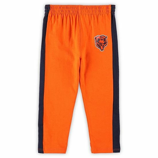 Outerstuff Infant Navy/Orange Chicago Bears Little Kicker Long Sleeve Bodysuit & Pants Set 6 Outerstuff Infant Navy/Orange Chicago Bears Little Kicker Long Sleeve Bodysuit & Pants Set - Image 4