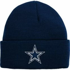 Outerstuff Youth Navy Dallas Cowboys Team Cuffed Knit Hat