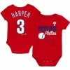 Outerstuff Newborn & Infant Bryce Harper Red Philadelphia Phillies Slugger Name & Number Bodysuit -Outerstuff shop unnamed file 1440