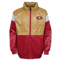 Outerstuff Youth Gold/Scarlet San Francisco 49ers Goal Line Stance Full-Zip Hoodie Windbreaker 8 Outerstuff Youth Gold/Scarlet San Francisco 49ers Goal Line Stance Full-Zip Hoodie Windbreaker -Outerstuff shop unnamed file 1475