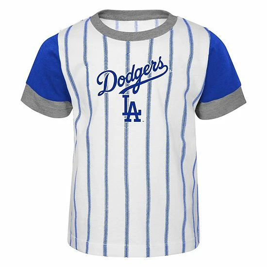 Outerstuff Toddler White/Royal Los Angeles Dodgers Position Player T-Shirt & Shorts Set 4 Outerstuff Toddler White/Royal Los Angeles Dodgers Position Player T-Shirt & Shorts Set - Image 2