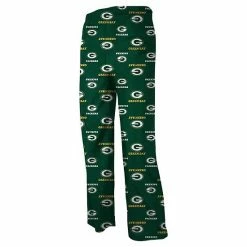 Outerstuff Green Bay Packers Youth All Over Print Lounge Pants - Green