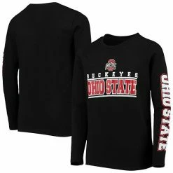 Outerstuff Youth Black Ohio State Buckeyes 2-Hit Transition Long Sleeve T-Shirt -Outerstuff shop unnamed file 1601