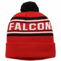 Outerstuff Youth Red Atlanta Falcons Jacquard Cuffed Knit Hat With Pom -Outerstuff shop unnamed file 1622