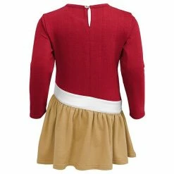 Outerstuff Girls Infant Scarlet/Gold San Francisco 49ers Heart To Heart Jersey Tri-Blend Dress -Outerstuff shop unnamed file 1650