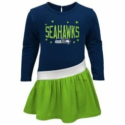 Outerstuff Girls Infant College Navy/Neon Green Seattle Seahawks Heart To Heart Jersey Tri-Blend Dress 8 Outerstuff Girls Infant College Navy/Neon Green Seattle Seahawks Heart To Heart Jersey Tri-Blend Dress -Outerstuff shop unnamed file 1653