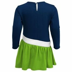 Outerstuff Girls Infant College Navy/Neon Green Seattle Seahawks Heart To Heart Jersey Tri-Blend Dress 9 Outerstuff Girls Infant College Navy/Neon Green Seattle Seahawks Heart To Heart Jersey Tri-Blend Dress -Outerstuff shop unnamed file 1654