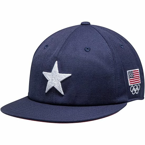 Outerstuff Men's Navy Team USA Star Wool Adjustable Hat 3 Outerstuff Men's Navy Team USA Star Wool Adjustable Hat