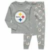 Outerstuff Toddler Heathered Gray Pittsburgh Steelers Sleep Set -Outerstuff shop unnamed file 1732