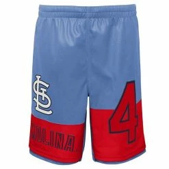 Outerstuff Youth Yadier Molina Light Blue St. Louis Cardinals Pandemonium Name & Number Shorts -Outerstuff shop unnamed file 1758