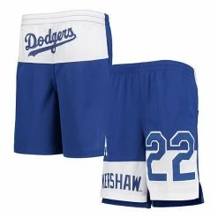 Outerstuff Youth Clayton Kershaw Royal Los Angeles Dodgers Pandemonium Name & Number Shorts
