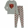 Outerstuff Youth Heathered Gray Chicago Bears Long Sleeve T-Shirt & Pants Sleep Set -Outerstuff shop unnamed file 180