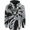Outerstuff Youth Black Las Vegas Raiders Team Tie-Dye Pullover Hoodie