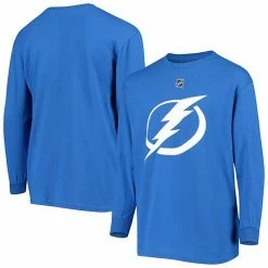 Outerstuff Youth Blue Tampa Bay Lightning Primary Logo Long Sleeve T-Shirt -Outerstuff shop unnamed file 1862