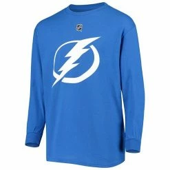 Outerstuff Youth Blue Tampa Bay Lightning Primary Logo Long Sleeve T-Shirt -Outerstuff shop unnamed file 1863