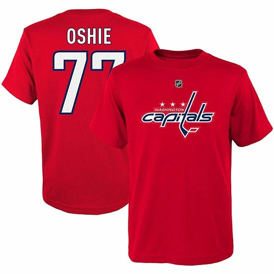 Outerstuff Youth TJ Oshie Red Washington Capitals Player Name & Number T-Shirt 3 Outerstuff Youth TJ Oshie Red Washington Capitals Player Name & Number T-Shirt