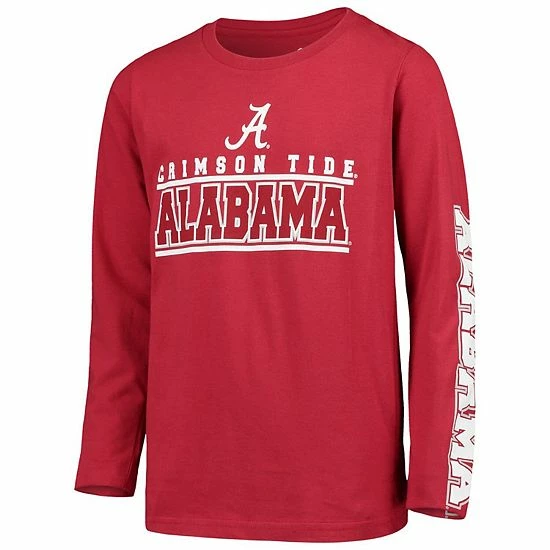 Outerstuff Youth Crimson Alabama Crimson Tide Transition Two-Hit Long Sleeve T-Shirt 5 Outerstuff Youth Crimson Alabama Crimson Tide Transition Two-Hit Long Sleeve T-Shirt - Image 3