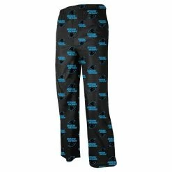 Outerstuff Carolina Panthers Youth All Over Print Lounge Pants - Panther Blue