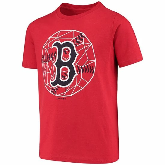Outerstuff Youth Red Boston Red Sox Digi-Ball T-Shirt 5 Outerstuff Youth Red Boston Red Sox Digi-Ball T-Shirt - Image 3
