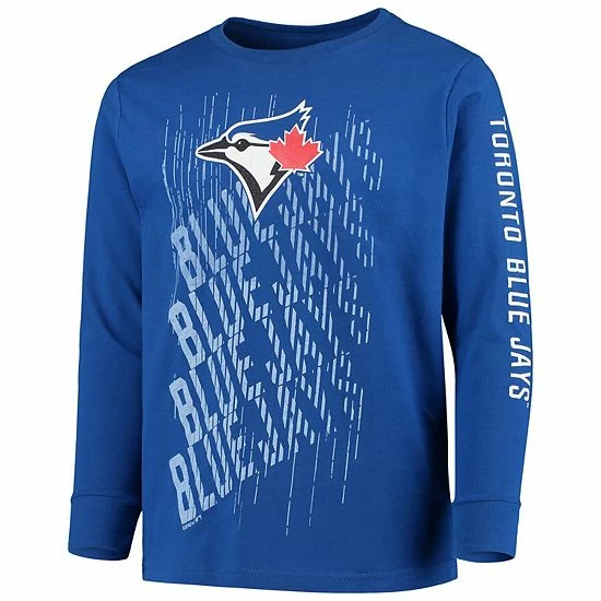 Outerstuff Youth Royal Toronto Blue Jays Score Long Sleeve T-Shirt 5 Outerstuff Youth Royal Toronto Blue Jays Score Long Sleeve T-Shirt - Image 3