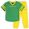 Outerstuff Preschool Green/Yellow Oregon Ducks Red Zone Jersey & Pants Set -Outerstuff shop unnamed file 1927