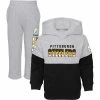 Outerstuff Toddler Heather Gray/Black Pittsburgh Steelers Playmaker Hoodie And Pants Set 1 Outerstuff Toddler Heather Gray/Black Pittsburgh Steelers Playmaker Hoodie And Pants Set -Outerstuff shop unnamed file 1938