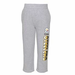 Outerstuff Toddler Heather Gray/Black Pittsburgh Steelers Playmaker Hoodie And Pants Set -Outerstuff shop unnamed file 1941