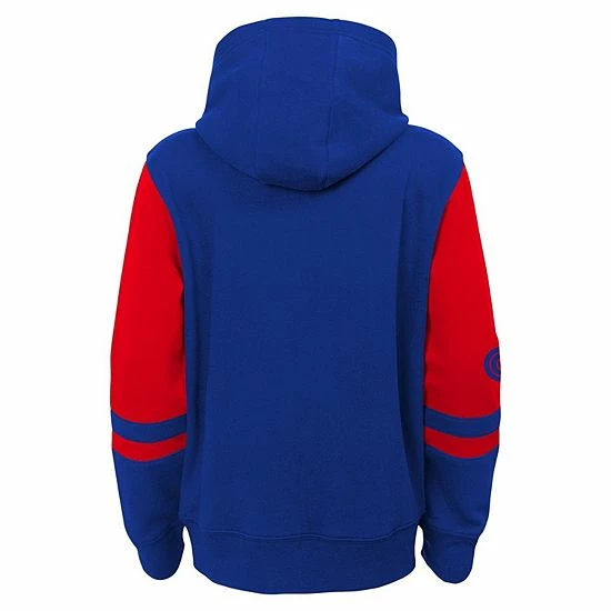 Outerstuff Youth Royal Chicago Cubs Stadium Color-Block Full-Zip Hoodie 6 Outerstuff Youth Royal Chicago Cubs Stadium Color-Block Full-Zip Hoodie - Image 4