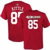 Outerstuff Youth George Kittle Scarlet San Francisco 49ers Mainliner Player Name & Number T-Shirt