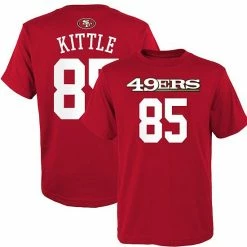 Outerstuff Youth George Kittle Scarlet San Francisco 49ers Mainliner Player Name & Number T-Shirt -Outerstuff shop unnamed file 2008
