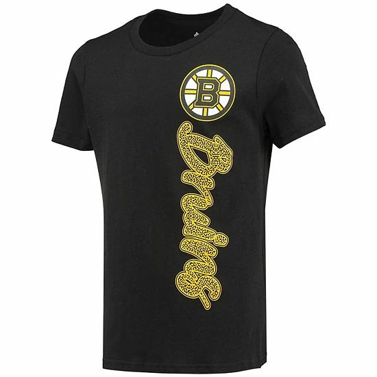 Outerstuff Girls Youth Black Boston Bruins Chenille Script T-Shirt 5 Outerstuff Girls Youth Black Boston Bruins Chenille Script T-Shirt - Image 3