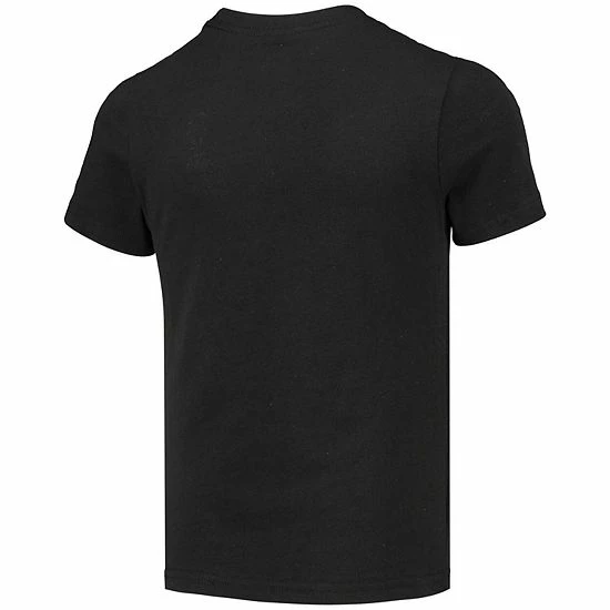 Outerstuff Girls Youth Black Boston Bruins Chenille Script T-Shirt 6 Outerstuff Girls Youth Black Boston Bruins Chenille Script T-Shirt - Image 4